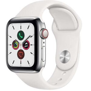 Apple Watch Series 5 GPS + Cellular (Renewed) White 44MM
