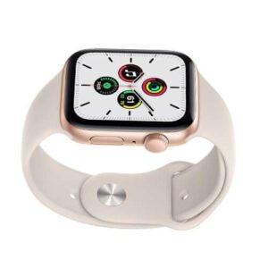 Apple Watch SE (GPS, 44 mm) - Gold Aluminium Case with Pink Sand Sport Band